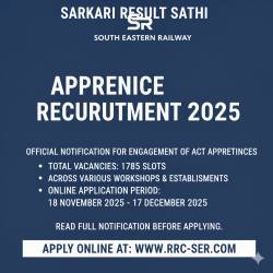Railway RRC SER Apprentice 2025